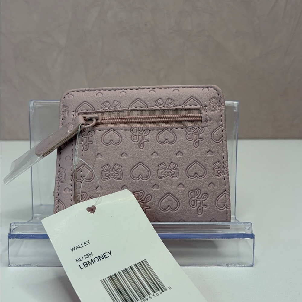 Love Betsey Blush Heart & Bow Embossed Wallet - Picture 4 of 13